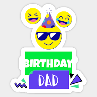 Birthday Dad Sticker